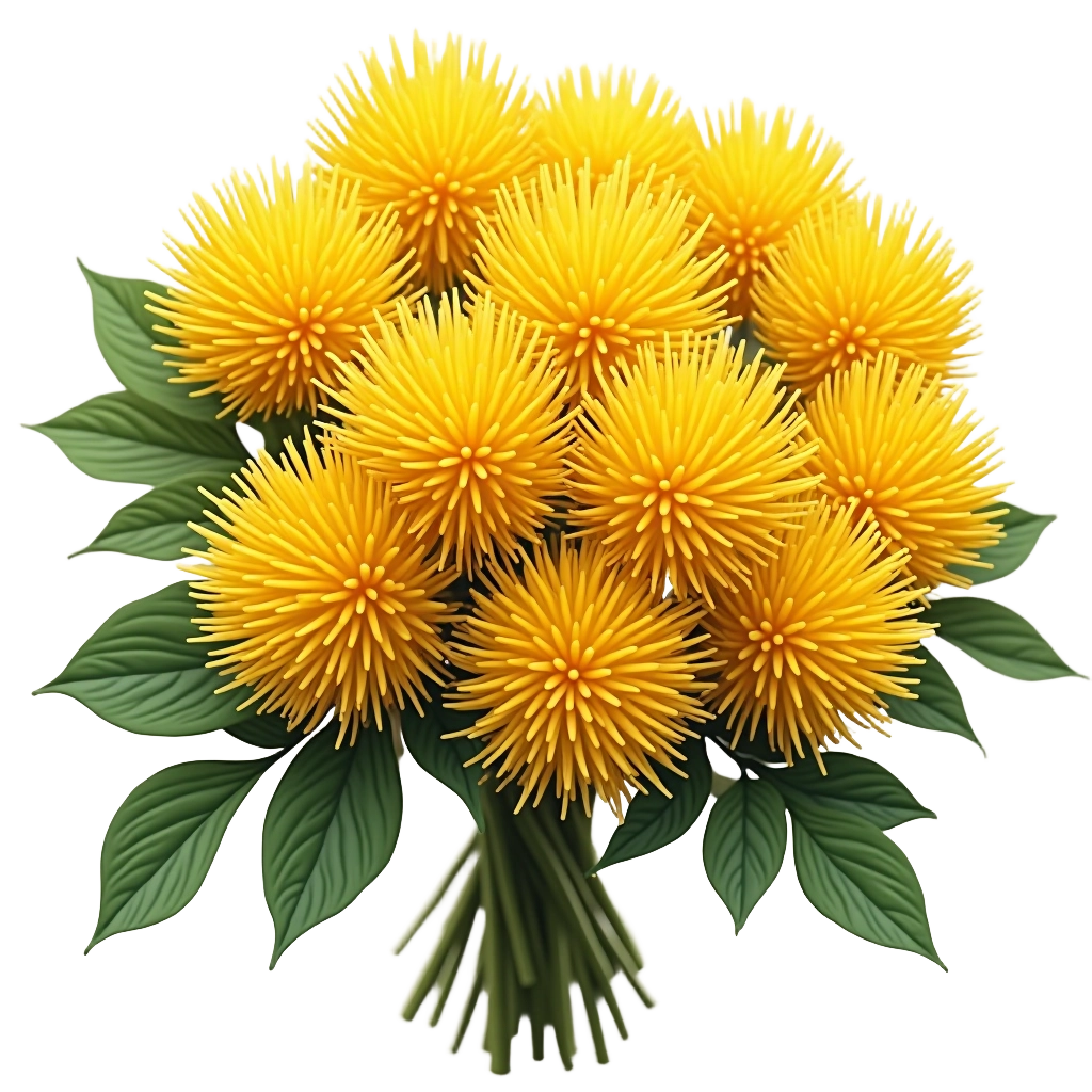 Golden Chrysanthemum Bouquet